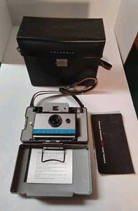 Vintage Polaroid Automatic 135 Land Camera W/Case Cold Clip Flash Untested - Picture 1 of 6