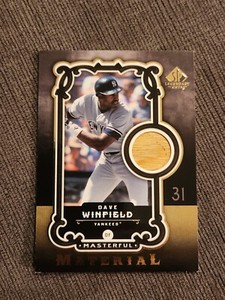 2007 SP Legendary Cuts Dave Winfield Jersey Card Masterful Material Yankees...