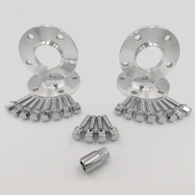 BMW Wheel Spacers 2x12mm + 2x15mm, + Wheel Bolts + Locks For F21 F22 F23 F30 F31 - Image 1 of 4