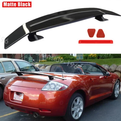 46" GT-Style Rear Trunk Spoiler Wing Matte Black For Mitsubishi Eclipse Spyder Foto 1 de 4