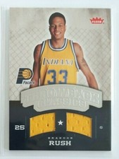 Brandon Rush (Pacers) 2008-09 Fleer NBA Throwback Classics ROOKIE JERSEY