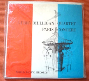 GERRY MULLIGAN PARIS CONCERT RECORD LP WORLD PACIFIC WP 1210 - Picture 1 of 1