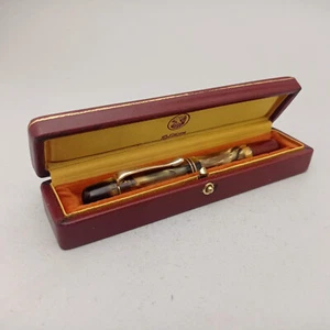 PELIKAN 101N TORTOISE BROWN PISTON FOUNTAIN PEN 14K EF NIB VINTAGE 30S RARE - Picture 1 of 14