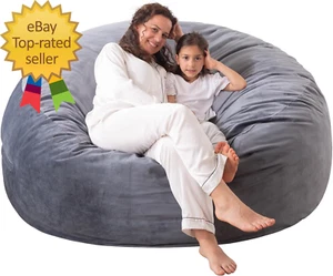 Large Bean Bag Chair: 3 Ft Memory Foam Bean Bag Chairs for Adults/Kids,Bean Bag - Picture 1 of 10