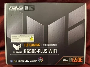 *Lesen* ASUS TUF Gaming B650E-PLUS WiFi Mainboard AMD B650 ATX, DDR5, PCIe 5.0 - Bild 1 von 3