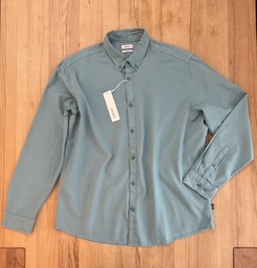 Neu Esprit Herren 100% Baumwolle Hemd Regular Schnitt Gr. XL Mint-Grün - Bild 1 von 1