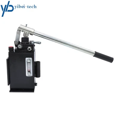 Bomba manual hidráulica de dupla ação 2.7 CID com tanque de 1 QTs com válvula de troca - Imagem 1 de 4