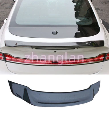 For Lincoln Continental 2017-20 ABS Carbon Rear Spoiler Tail Trunk Lip Wing Bar - Image 1 of 4