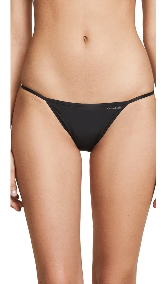 Bikini de mujer Calvin Klein elegante de tanga negro talla S Foto 1 de 1