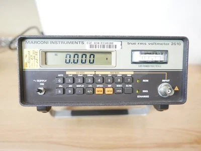 Voltímetro MARCONI/IFR/AEROFLEX Marconi 2610 True RMS 5Hz - 25MHz (IFR 2610) Foto 1 de 4