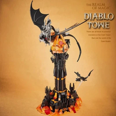  Rings The Fell Beast Magic Tower Building Diablo Tower - Image 1 of 4