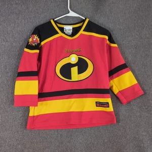 Vintage Disney Die Unglaublichen Hockey Trikot Jugend Größe L Langarm - RAR - Bild 1 von 10