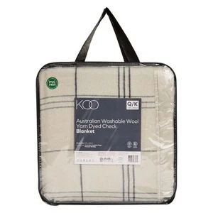 NEW Tontine KOO Australian Washable Wool Blanket By Spotlight - Picture 1 of 4
