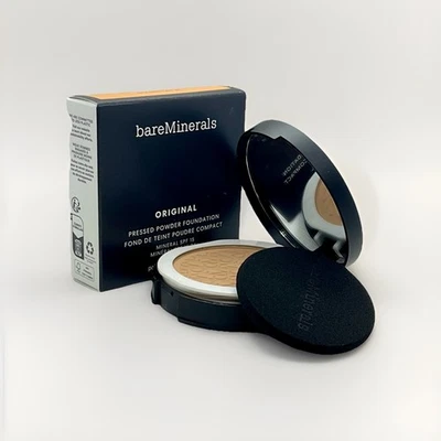 bareMinerals Original Pressed Powder Foundation 9g Golden Tan 20 & OVP - Bild 1 von 2