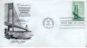 DEDICATION OF THE VERRAZANO-NARROWS BRIDGE  - 1964- DC1855 - Picture 1 of 1