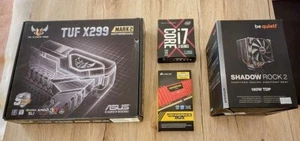 TUF X299 Mark 2 Motherboard, i7 7800x, Corsair DDR4 4*4GB(16gb), Shadow Rock 2 - Bild 1 von 4