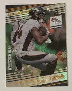 Panini Prestige Courtland Sutton Denver Broncos 2021 Xtra Points ¡Astral #38! - Imagen 1 de 2