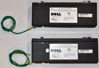 LOT 2x DELL 0T834 APC AP6015 7-OUTLET 120V-240V POWER DISTRIBUTION UNIT 0U PDU - Image 1 of 4