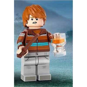 Lego Harry Potter Series 2 Ron Weasley Minifigure & Accessories - Picture 1 of 2