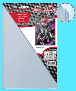 1 Ultra Pro THICK COMIC BOOK TOPLOADER 7-1/8x10-1/2 Protector Storage New - Picture 1 of 1
