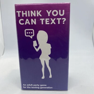 Think You Can Text?  An Adult Party Game For the Texting Generation - Brand New - Image 1 of 4