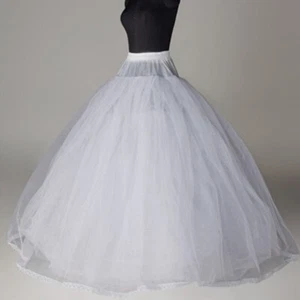 8 Layer Petticoat Skirt Crinoline Hoopless Underskirt for Bridal Wedding Dress++ - Picture 1 of 3