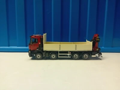 renault range c cassone con gru eligor 1/43 - Immagine 1 di 4