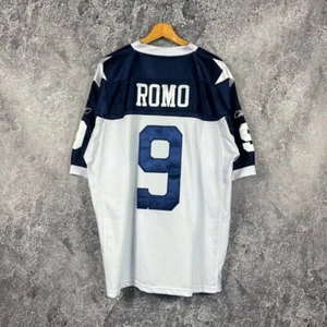 Camiseta Reebok Tony Romo #9 Dallas Cowboys NFL Camiseta De Colección Blanca Talla L - Imagen 1 de 8