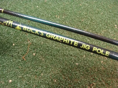 BnM BUCK’S GRAPHITE JIG POLE CRAPPIE ROD 10 ft BGJP102 - V.G. Cond - Image 1 of 4