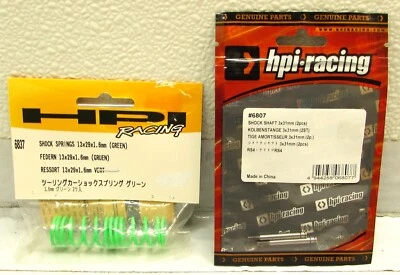 HPI RS4 SHock Spring Green 13 x 29 x 1.6mm Shock Shaft 3 x 31 - Image 1 of 2