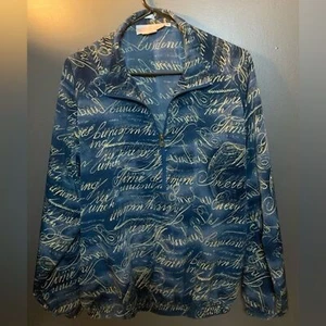 Bette & Court Signature Collection Women’s Quarter Zip Pullover Jacket Size: M - Picture 1 of 10