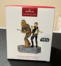 Hallmark Ornament 2022 Star Wars  A New Hope Storytellers Han Solo & Chewbacca