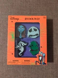 Disney Nightmare Before Christmas 4-teiliges Pin-Set, neu im Karton - Bild 1 von 6