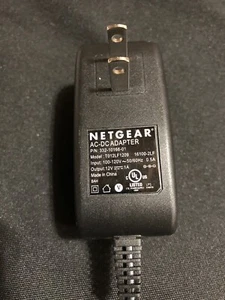 Netgear AC-DC Adapter P/N#332-10166-01 model #T012LF1209 output 12Vdc, 1A - Picture 1 of 3