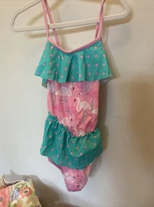 Matilda Jane Enchanted Garden Island Party One-Piece Girls Swimsuit Size 14 - Picture 1 of 4