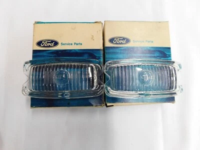 Новые из старых запасов оригинальные задние линзы для Ford 1966 1969 Cortina MK2 GT пара стеклянных 1967 1968 - Изображение 1 из 4