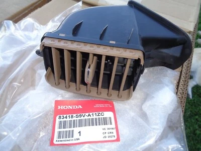 OEM 83418-S9V-A11ZC 2006 2007 2008 HONDA PILOT CONSOLE PERSIANA DE VENTILAÇÃO TRASEIRA DIREITA NOVA - Imagem 1 de 4