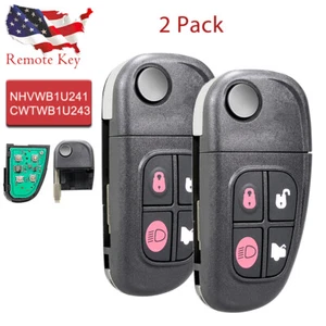 2 For Jaguar XJ8 S X Type Flip Keyless Remote Car Key Fob Transmitter NHVWB1U241 - Picture 1 of 9