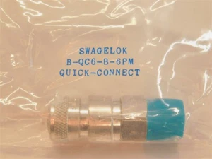 Swagelok B-QC6-B-6PM Brass Instrumentation Quick Connect Body, 0.5Cv 3/8" NPT - Picture 1 of 1