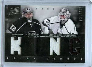 2011-12 Panini Prime Combos Jerseys #9 Jonathan Bernier/Jonathan Quick 57/225 - Bild 1 von 2