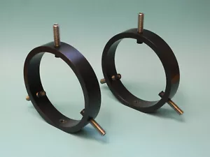 1 Paar Leitrohrschellen für Teleskope von ca. 50 mm bis 120 mm Tubusdurchmesser - Picture 1 of 7