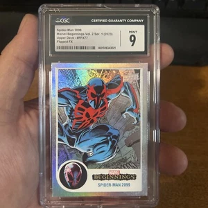 2022 Marvel Beginnings V2 - SPIDER-MAN 2099 FLIPPED FX - CGC 9 - Picture 1 of 2