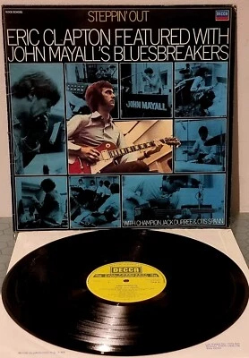 ERIC CLAPTON WITH JOHN MAYALL'S BLUESBREAKERS Steppin' Out TAB 21 Vinyl LP ~ EXC - Image 1 of 4