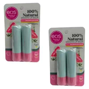 2 X EOS 100% Natural Lip Balm, Watermelon Frosé, All-Day Moisture (4 total!) - Picture 1 of 2