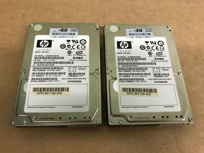 2X HP 300GB 10K 2.5IN 6G SAS 9FK066-085 507119-004 507129-004 HARD DRIVE - Image 1 of 2