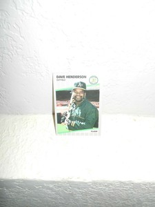 Dave Henderson Oakland Athletics Fleer 1989 #010