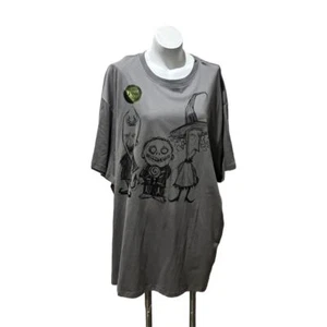 Disney Parks Nightmare Before Christmas T-Shirt 3XL Gray Glow-in-Dark - Picture 1 of 11