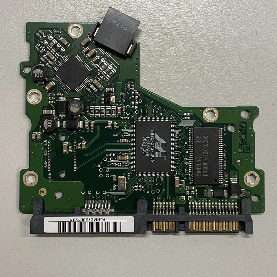 Samsung SpinPoint HD161HJ 3.5" 160 GB SATA HDD PCB Board BF41-00163A FW JF100-23 - Image 1 of 4