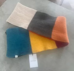 Paul Smith 100% Lambswool Scarf RRP £110 BNWT - Imagen 1 de 3