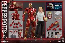 鐵甲奇俠Hot Toys Stark Iron man ironman MMS311 Pepper Potts & Mark IX 9 1/6 special